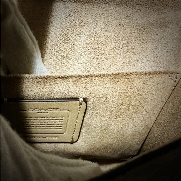 Coach Leopard and White Satchel - Picture 11 of 17